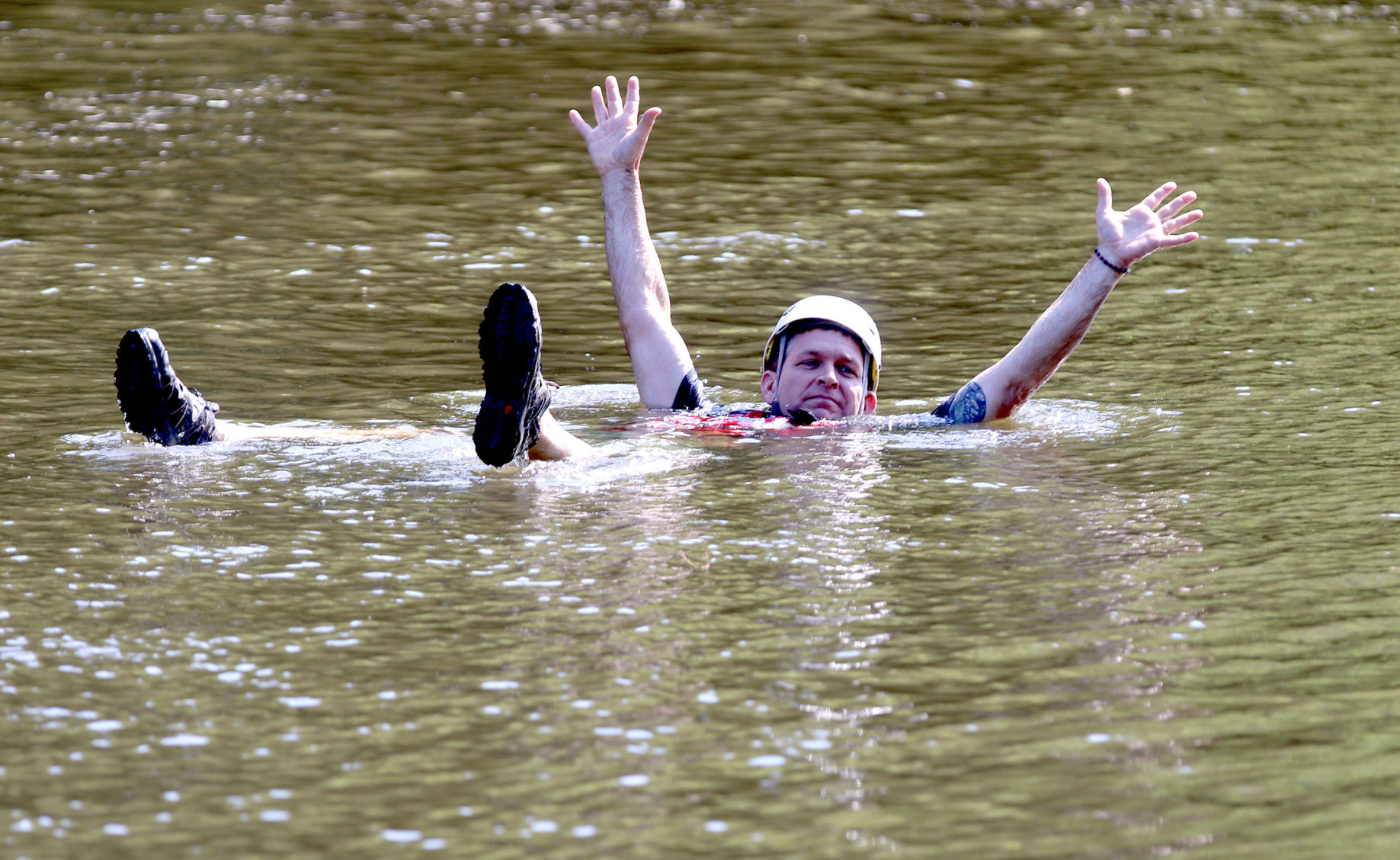 Mason City Fire Dept. water training-2